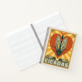 Carnet Je Coeur Cicadas (Intérieur)