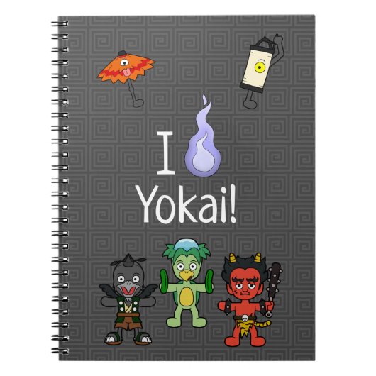 Carnet Je Coeur Yokai ! Monstre japonais (Devant)
