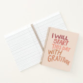 Carnet Je commencerai cette journée avec gratitude - auda (Intérieur)