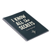 Carnet Je connais tous les secrets — Greffier (Côté Droit)