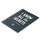 Carnet Je connais tous les secrets — Greffier (Côté gauche)
