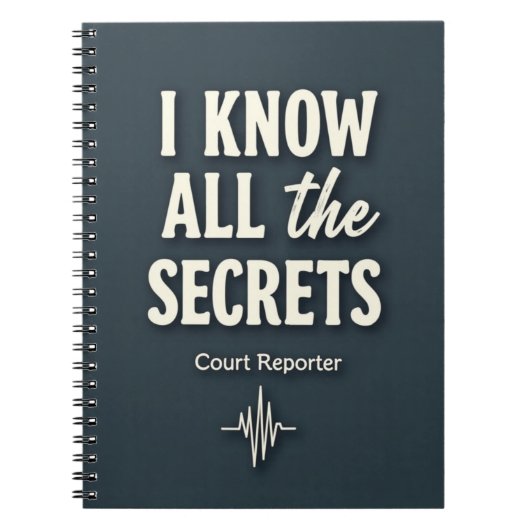 Carnet Je connais tous les secrets — Greffier (Devant)
