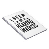 Carnet Je continue à entendre des factures (Côté Droit)