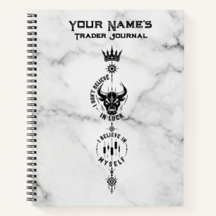 Carnet Je crois en moi-même Symbole Classique de Marbre T