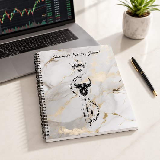 Carnet Je crois en moi-même trader premium