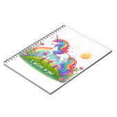 Carnet Je crois en vous... des licornes (Côté gauche)