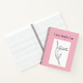 Carnet Je danse, donc je suis Dancer Notebook (Intérieur)