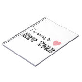 Carnet Je déménage à New York (Côté gauche)