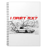 Carnet Je dérive RX7 (Devant)