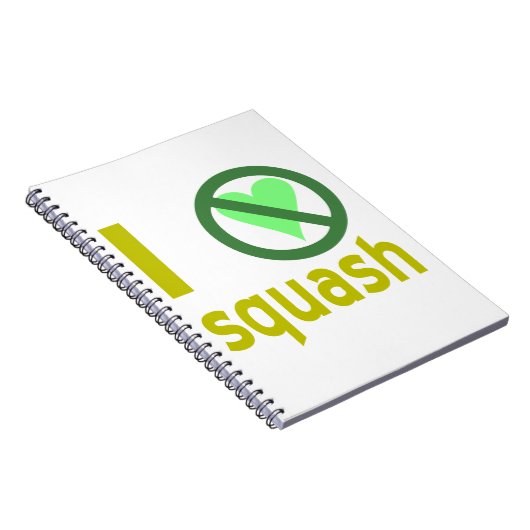 Carnet Je déteste la courge, pas d'amour (Côté Droit)