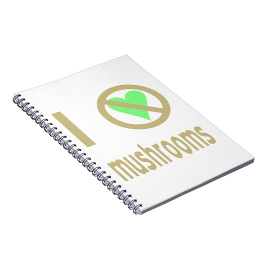 Carnet Je Déteste Les Champignons (Côté Droit)