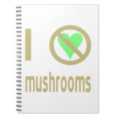 Carnet Je Déteste Les Champignons (Devant)