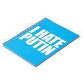 Carnet Je déteste Poutine (Côté gauche)