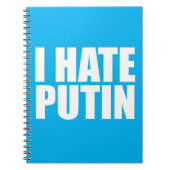 Carnet Je déteste Poutine (Devant)
