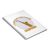 Carnet Je Devrais Pratiquer Le Saxophone (Côté Droit)