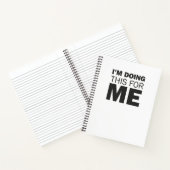 Carnet Je fais ceci pour moi -Citation positive motivatio (Intérieur)