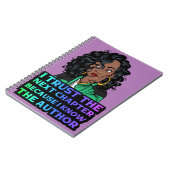 Carnet Je fais confiance au chapitre suivant parce que je (Côté gauche)