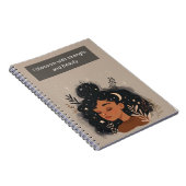 Carnet Je fleuris avec force et beauté (Côté Droit)