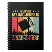 Carnet Je Garde Tout Mon Père Blague Dans Un Papa-A-Base  (Devant)