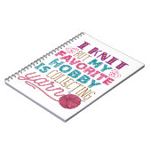 Carnet Je Knit Mais Mon Hobby Favori Est De Collecter Du (Côté gauche)