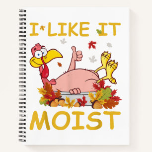 Carnet Je L'Aime Moist Funny Turquie Dîner Thanksgiv