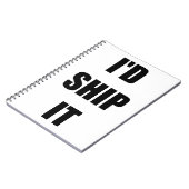 Carnet Je l'embarquerais (Côté gauche)