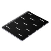 Carnet Je me fiche du message sarcastique (Côté gauche)