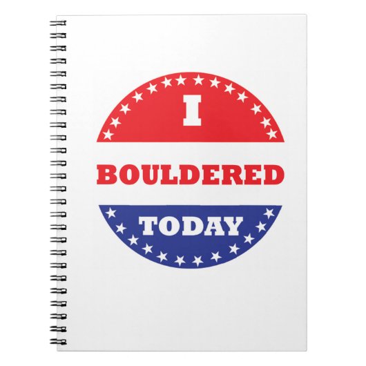 Carnet Je me suis souillé aujourd'hui (Devant)