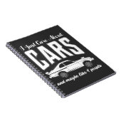 Carnet Je m'inquiète juste du cadeau de voitures pour des (Côté Droit)