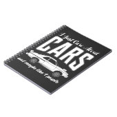 Carnet Je m'inquiète juste du cadeau de voitures pour des (Côté gauche)