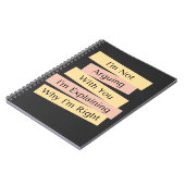 Carnet Je n'affirme pas que j'explique juste pourquoi j'a (Côté gauche)