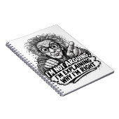 Carnet Je ne discute pas, j'explique pourquoi j'ai raison (Côté Droit)