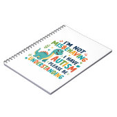 Carnet Je ne me comporte pas mal, j'ai de l'autisme (Côté gauche)