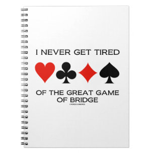 Carnet Je ne me fatigue jamais du grand jeu du pont