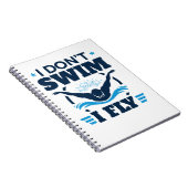 Carnet Je ne nage pas Je vole le papillon (Côté Droit)