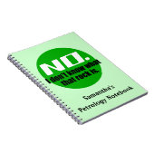 Carnet Je ne sais pas ce qu'est ce rocher (vert) (Côté Droit)