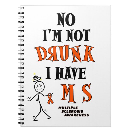 Carnet Je ne suis pas DRUNK...MS (Devant)