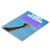 Carnet Je ne suis pas Llama, je suis au-dessus de votre G (Côté gauche)