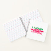 Carnet Je ne suis pas parfait Mais je suis unique (Intérieur)