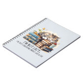 Carnet Je ne suis pas un chat mignon (Côté gauche)