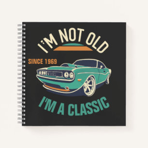 Carnet Je ne suis pas vieille Je suis une voiture classiq