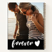 Carnet Je nous aime Script Photo Collage noir et blanc (Dos)