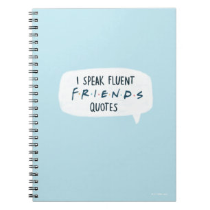 Carnet Je parle couramment les citations FRIENDS™