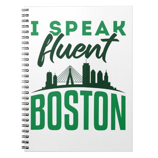 Carnet Je Parle Fluent Boston Accent Bostonien (Devant)