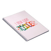 Carnet Je parle Fluent Toddler - Maman, Garderie Enseigna (Côté Droit)