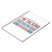 Carnet Je parle maintenant du débat présidentiel de Trump (Côté gauche)