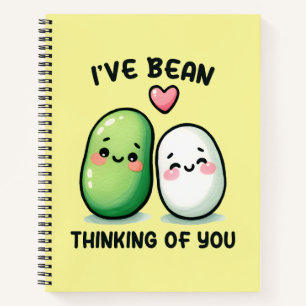 Carnet Je pense à toi, mignon kawaii