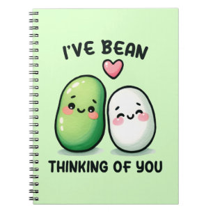 Carnet Je pense à toi, mignon Kawaii