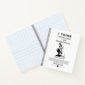 Carnet Je pense donc que je suis dangereux (Intérieur)