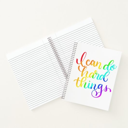 Carnet Je peux faire des choses difficiles 8,5 x 11 (Intérieur)